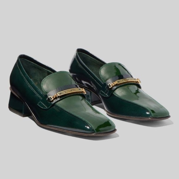 MARC JACOBS Uptown loafers [NEW] - GREEN - Size 36; I’m usually a size 37 - Picture 2 of 8